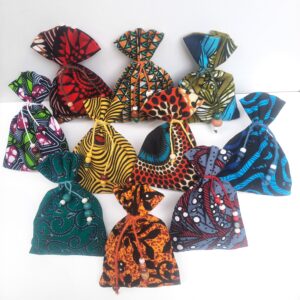 Sacchetto in wax con confetti